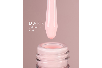 Гель-лак DARK №118, пудровый, 6 мл