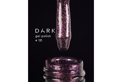 Гель-лак DARK №131, баклажанный, 6 мл