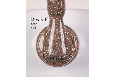 Гель-лак светоотражающий DARK Flash №003, золотой, 10 мл