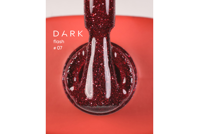 Гель-лак светоотражающий DARK Flash №007, вишневый, 10 мл