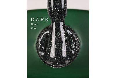 Гель-лак светоотражающий DARK Flash №013, изумрудный, 10 мл