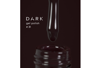Гель-лак DARK №031, коричневый, 10 мл