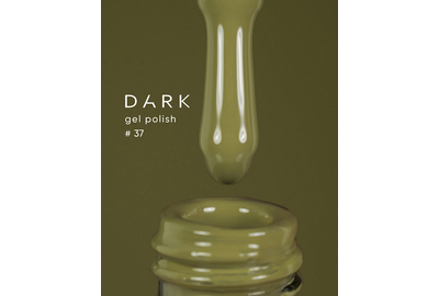 Гель-лак DARK №037, оливковый, 6 мл