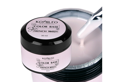База для нігтів Komilfo Color French Base SKIN 021, 30 мл банка