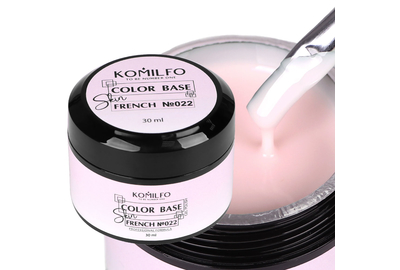 База для нігтів Komilfo Color French Base SKIN 022, 30 мл банка
