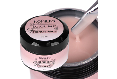 База для нігтів Komilfo Color French Base SKIN 025, 30 мл банка