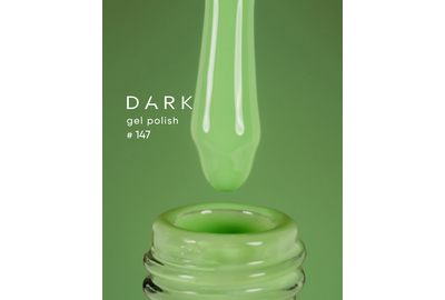 Гель-лак DARK №147, салатовый, 10 мл