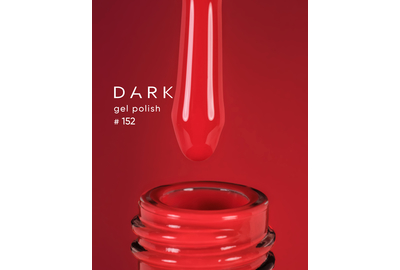 Гель-лак DARK №152, красный, 10 мл