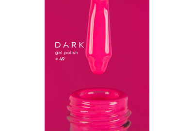 Гель-лак DARK №049, ярко-розовый барби, 6 мл