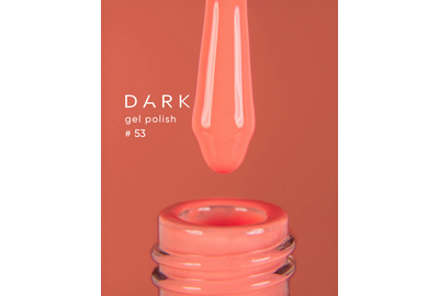 Гель-лак DARK №053, пастельно-коралловый, 6 мл