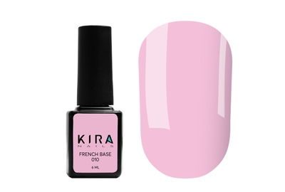 База Kira Nails French Base №010 нежно-розовый, 6 мл