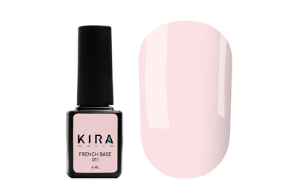 База Kira Nails French Base №011 нежно-бежевый, 6 мл