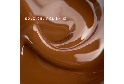 Гель-лак однофазный TOUCH Solo gel Polish №13, каштановый, 9 мл