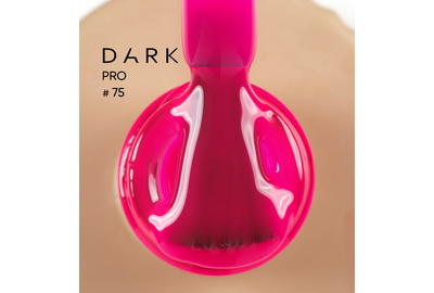 База для ногтей DARK PRO base №75, малиновый, 15 мл
