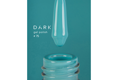 Гель-лак DARK №075, бирюзовый, 6 мл