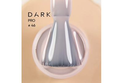 База для ногтей DARK PRO base №46, нюдовая полупрозрачная, 15 мл, Цвет: Нюдовый, Обьем: 15 мл