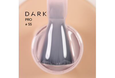 База для нігтів DARK PRO base №55, напівпрозорий беж, 15 мл