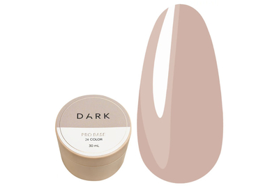База для ногтей DARK PRO base №24, бежевая, 30 мл, Обьем: 30 мл