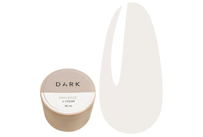 База для нігтів DARK PRO base №56, напівпрозорий молочний, 30 мл