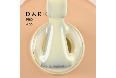 База для ногтей DARK PRO base №66, бледно-желтая, 15 мл