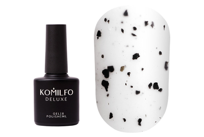 Матовий закріплювач Komilfo No Wipe Matte Spotty Top, без липкого шару, з рваною крихтою, 8 мл