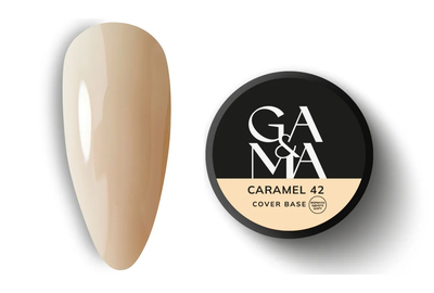 База камуфлирующая GaMa Cover base №42 Caramel, карамельная, 30 мл, Цвет: Карамель