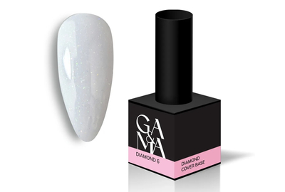 Камуфлирующая база GaMa Cover base Diamond №06, молочная 15 мл, Цвет: Молочный