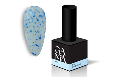 База камуфлююча GaMa Cover base Foil №02, молочна з поталлю, 15 мл
