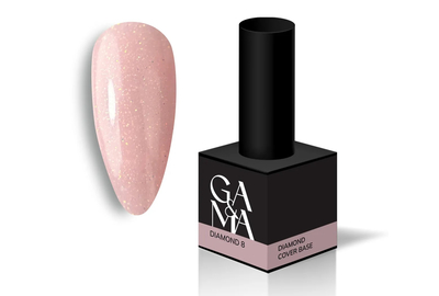 Камуфлирующая база GaMa Cover base Diamond №08, персик 15 мл, Цвет: Персиковый