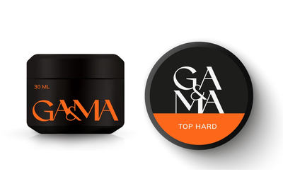 Top for GaMa Hard Top gel polish without UV, 30 ml