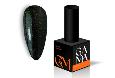 Top for nails GaMa Opal Top, with sparkles, 10 ml