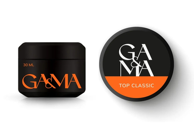 Top for GaMa Classic Top gel polish without UV, 30 ml, Volume: 30 ml