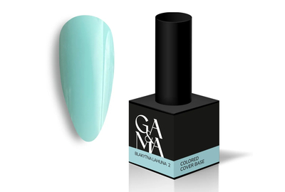 GaMa Cover base Colored #02 Lagoon, blue, 15 ml, Color: Blue