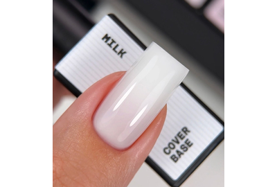База для ногтей BIBLIOTEKA Cover base №02 Milk, молочная, 10 мл