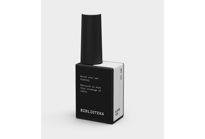 BIBLIOTEKA Clear Top NO UV Nail Top, 10 ml