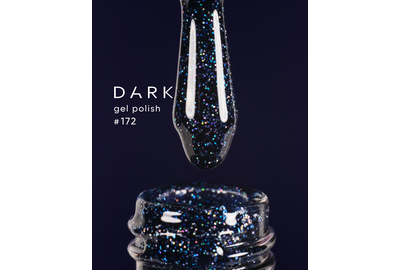 Гель-лак DARK №172, синий космос, 6 мл
