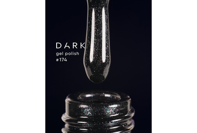 Гель-лак DARK №174, графитовый, 10 мл