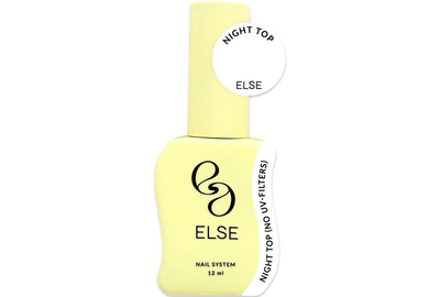 Else Night top nail top No UV filters, without filters, 12 ml