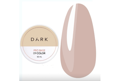 База для ногтей DARK PRO base №09, чудесная, 50 мл