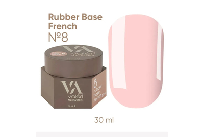 База для нігтів Valeri Rubber Base French №008, 30 мл