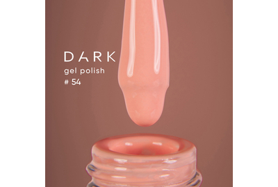 Гель-лак DARK №054, пастельный оранжевый, 6 мл