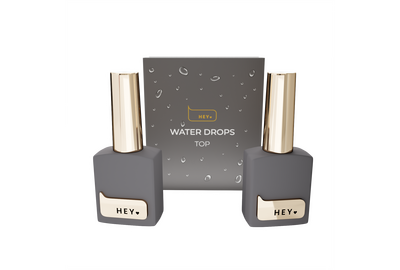 HEYLOVE Water drops nail top coat set 2*15 ml