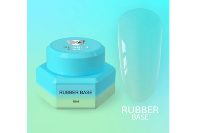 База для ногтей YouAreCute Rubber base, прозрачная, 15 мл