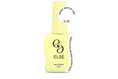 Else Hush Matte Nail Top Coat, matte, 12 ml