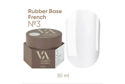 База для нігтів Valeri Rubber Base French №003, 30 мл