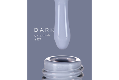 Гель-лак DARK №177, небесный, 6 мл