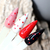 Fixer Komilfo No Wipe Lamour Red Top, non-sticky layer, with hearts, 8 ml, 2 image