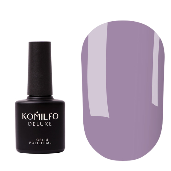 База для нігтів Komilfo Color Base Purple Smoke, димчато-ліловий, 8 ml