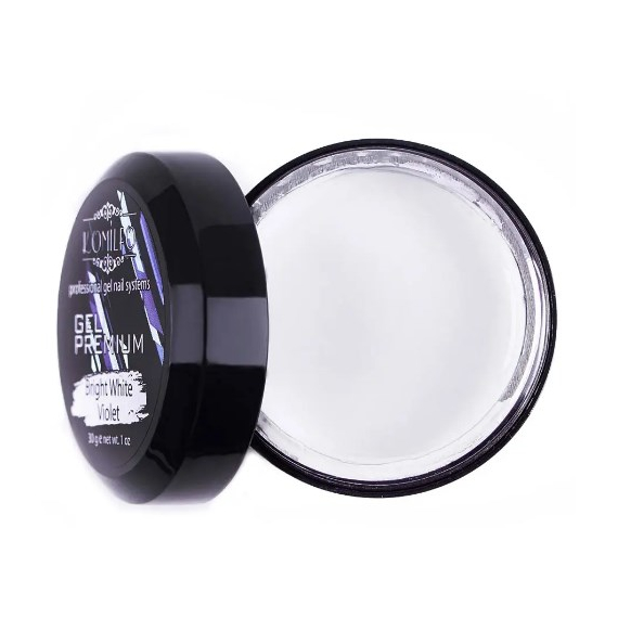 Гель Komilfo Gel Premium Bright White Violet 30 г