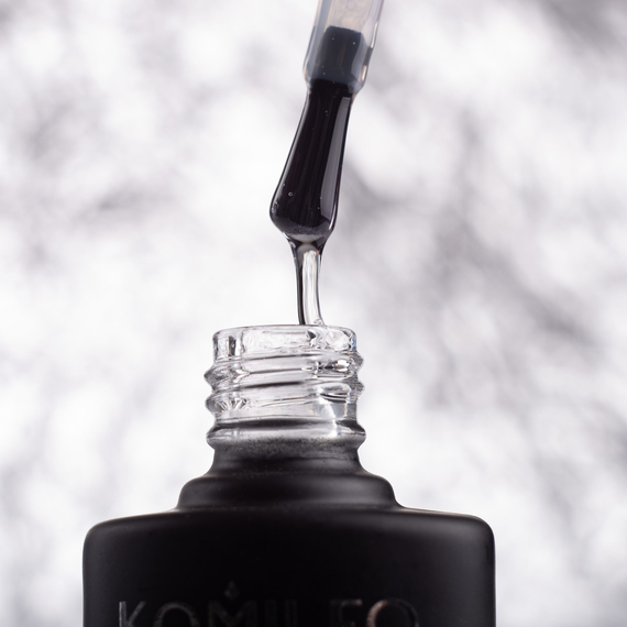 Закріплювач для гель-лаку Komilfo No Wipe No UV Top, без липкого шару, без УФ фільтрів, 15 мл, зображення 2